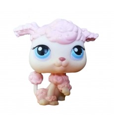 HASBRO - Littlest Pet Shop Pink Poodle Blue Eyes #48