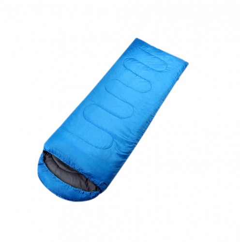 FLYEOP - Mummy Sleeping Bag Camping Hiking With Carrying Case Blue