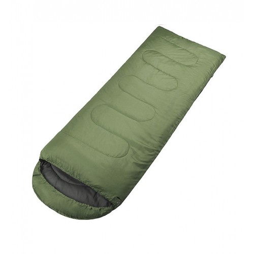 FLYEOP - Mummy Sleeping Bag Camping Hiking With Carrying Case Green