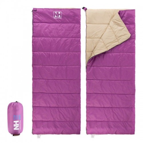 NANOBLOCK - Ultralight Envelope Outdoor Camping Sleeping Bags Purple