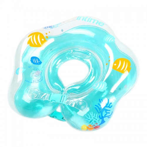 DAINAYW - Infant Swimming Neck Float Ring Circle Safety Blue A