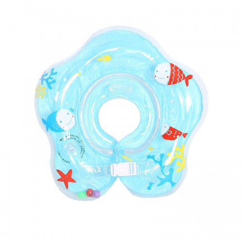 DAINAYW - Infant Swimming Neck Float Ring Circle Safety Blue B