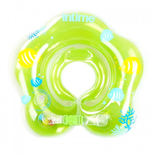 DAINAYW - Infant Swimming Neck Float Ring Circle Safety Green A