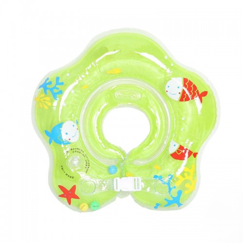 DAINAYW - Infant Swimming Neck Float Ring Circle Safety Green B