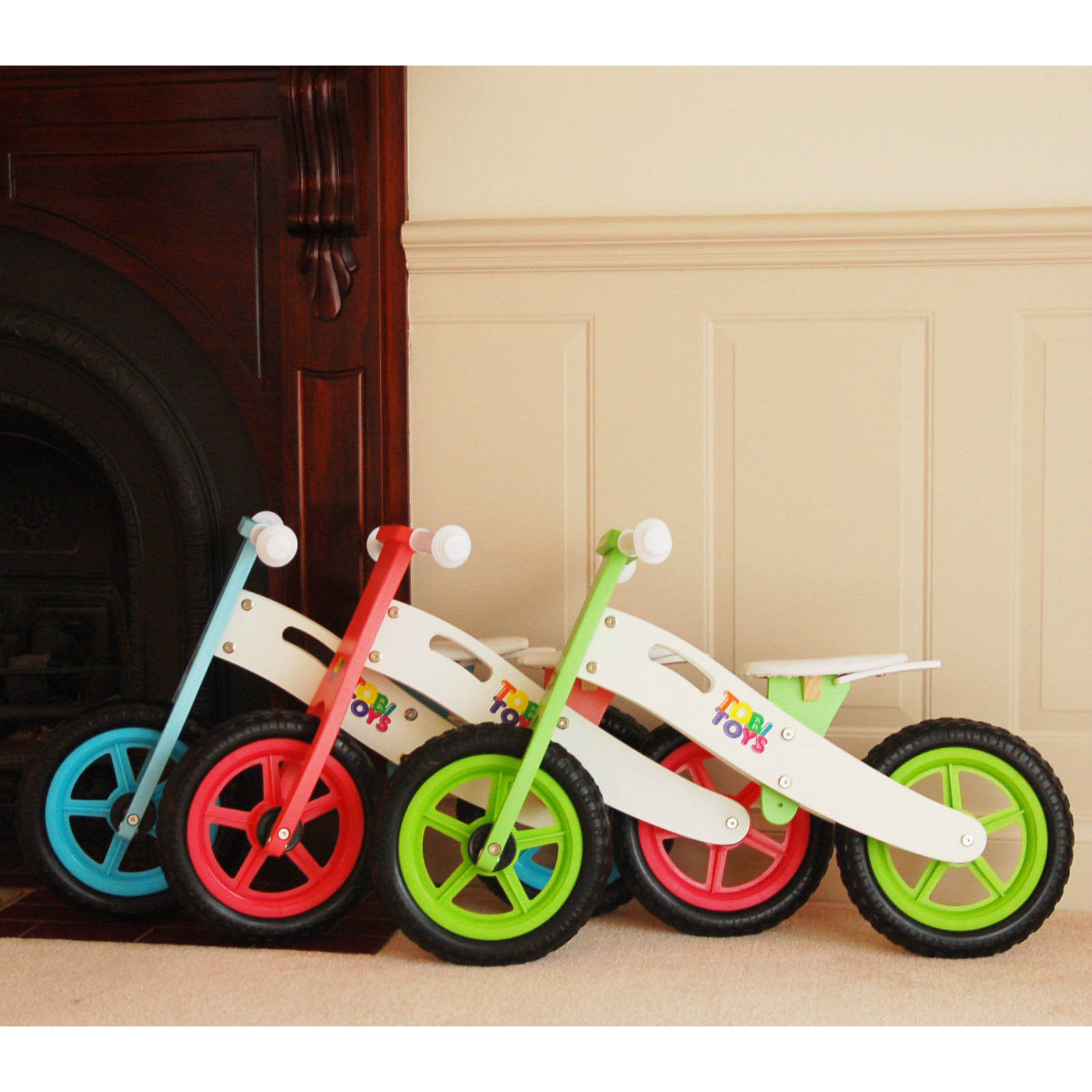 wooden training bikes for toddlers