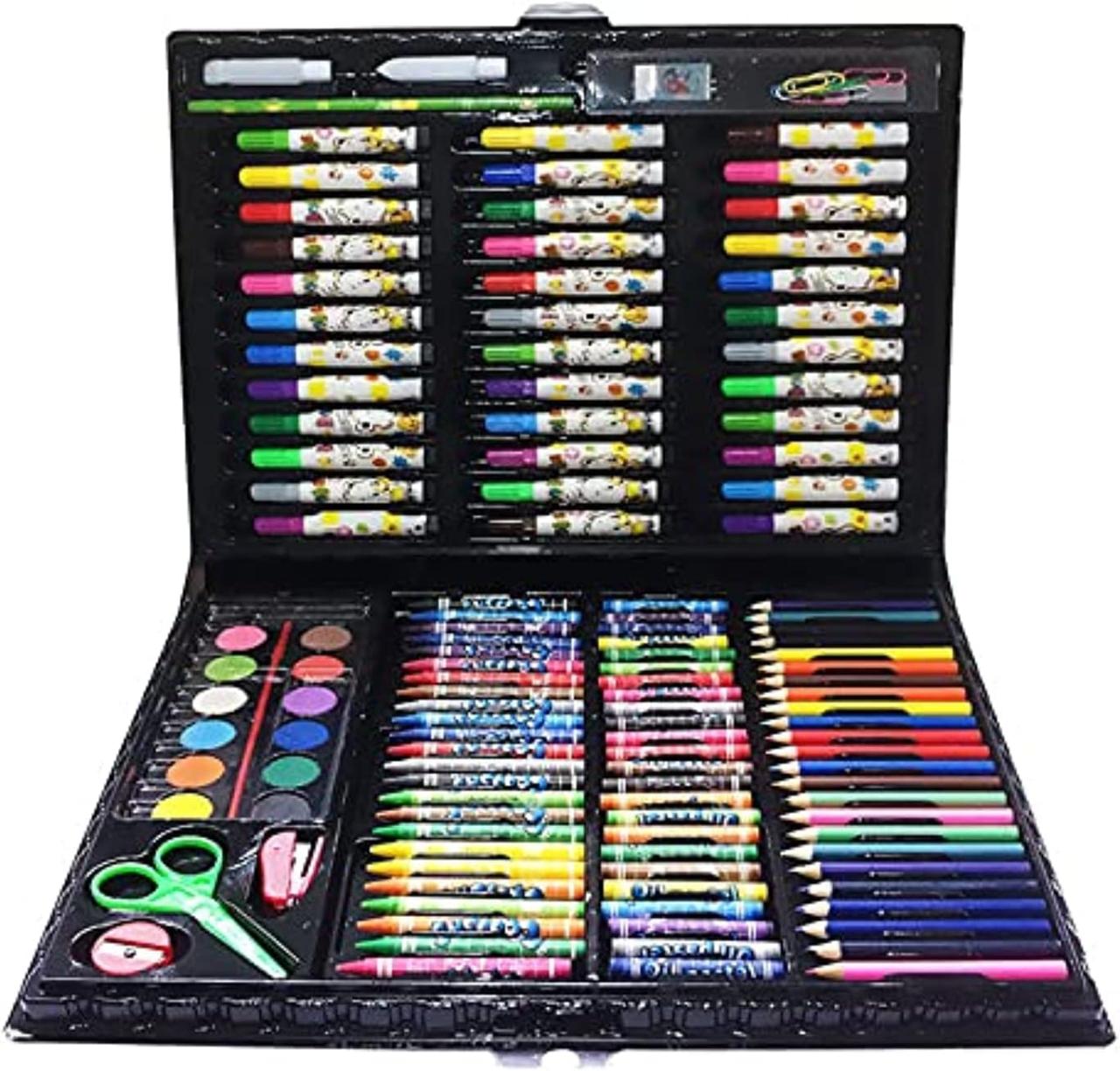 168PCS Coloring Set Painting Water Color Pen Crayon Drawing Art For ... 168PCS Coloring Set Painting Water Color Pen Crayon Drawing Art For ...