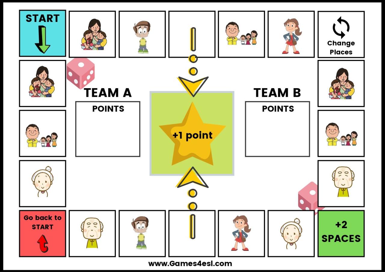 Printable Family Board Games | Games4esl Printable Family Board Games | Games4esl